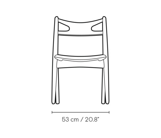 CH29P | Sawbuck Chair | Stühle | Carl Hansen & Søn