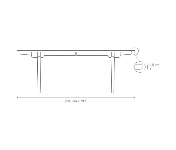 CH338 | Dining Table | Dining tables | Carl Hansen & Søn