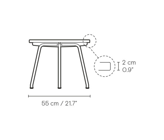 CH415 | Beistelltische | Ø55 | Beistelltische | Carl Hansen & Søn