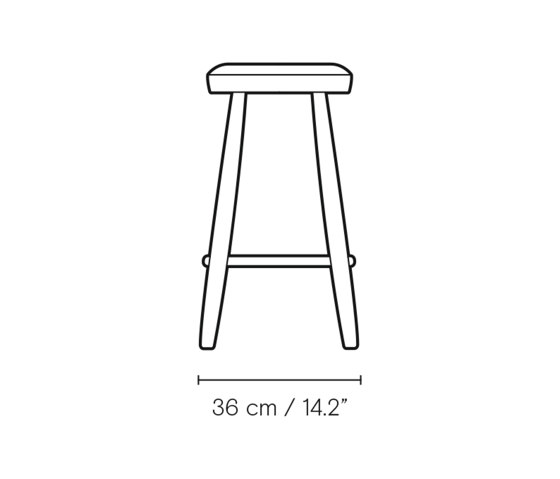 CH58 | Bar Stool | Taburetes de bar | Carl Hansen & Søn