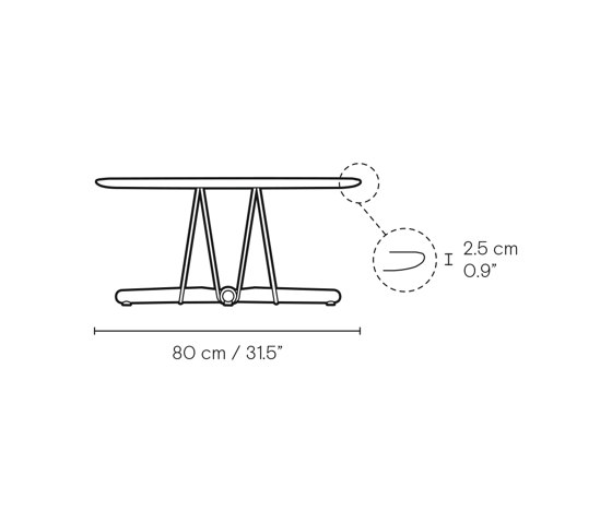 E020 | Embrace Table | Ø79,5 | Mesas comedor | Carl Hansen & Søn