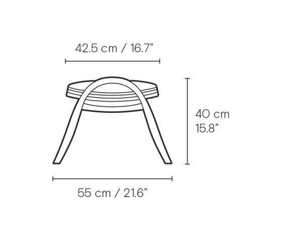 FH430 | Signature Footstool | Poufs / Polsterhocker | Carl Hansen & Søn