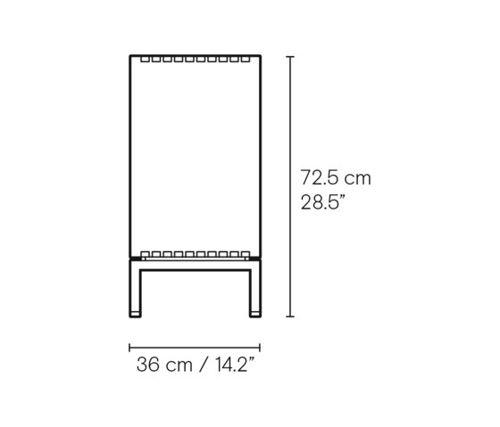 FK63 | Deep cabinet with legs | Shelving | Carl Hansen & Søn