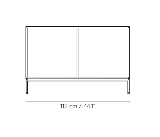 FK63 | Deep cabinet with legs | Scaffali | Carl Hansen & Søn