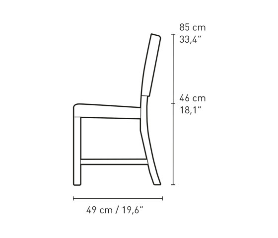 KK39490 | Small red chair | Chairs | Carl Hansen & Søn