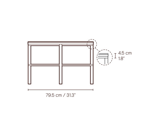 KK66870 | Coffee Table | Tables basses | Carl Hansen & Søn