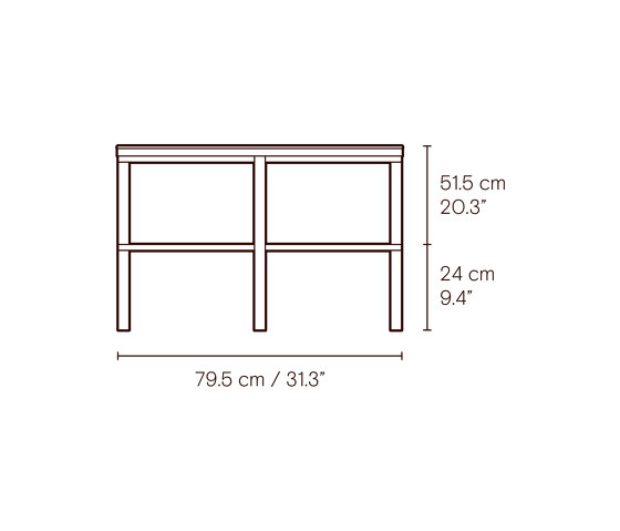 KK66870 | Coffee Table | Tables basses | Carl Hansen & Søn