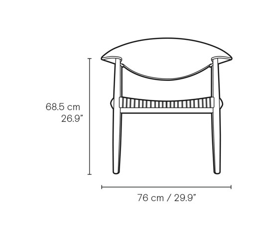 LM92C | Metropolitan Chair | Poltrone | Carl Hansen & Søn