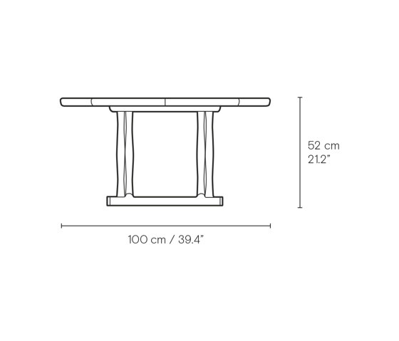 ML10097 | Egyptian Table | Ø100 | Mesas de centro | Carl Hansen & Søn