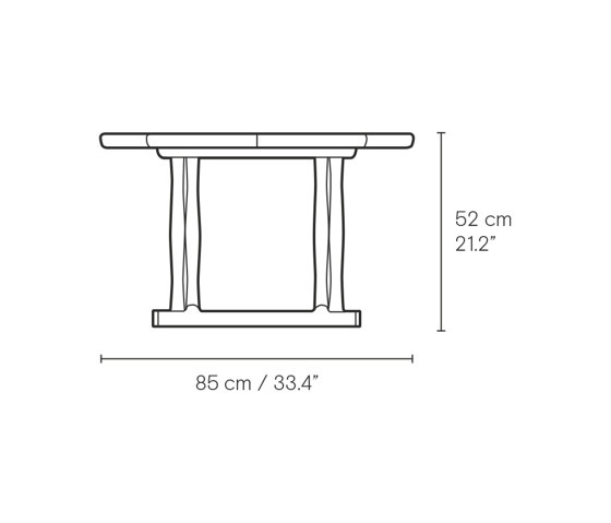 ML10097 | Egyptian Table | Ø85 | Coffee tables | Carl Hansen & Søn