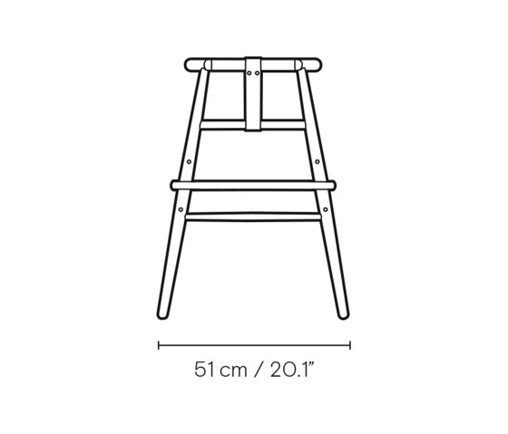 ND54 | High Chair | Seggioloni | Carl Hansen & Søn