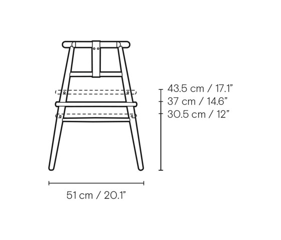 ND54 | High Chair | Seggioloni | Carl Hansen & Søn