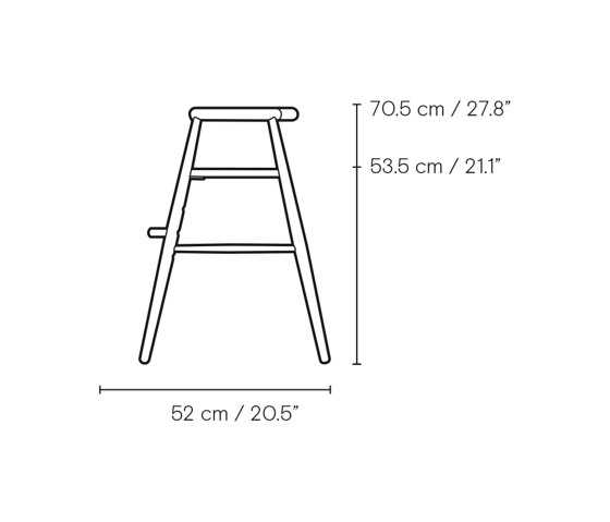 ND54 | High Chair | Seggioloni | Carl Hansen & Søn