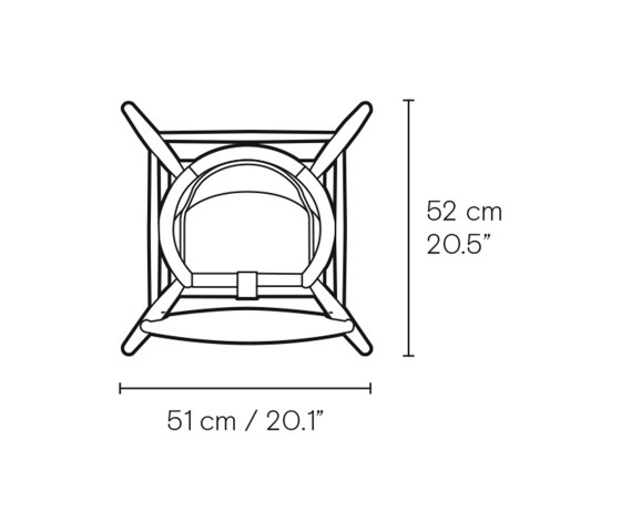 ND54 | High Chair | Seggioloni | Carl Hansen & Søn