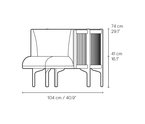 RF1903L | Sideways Sofa | Divani | Carl Hansen & Søn