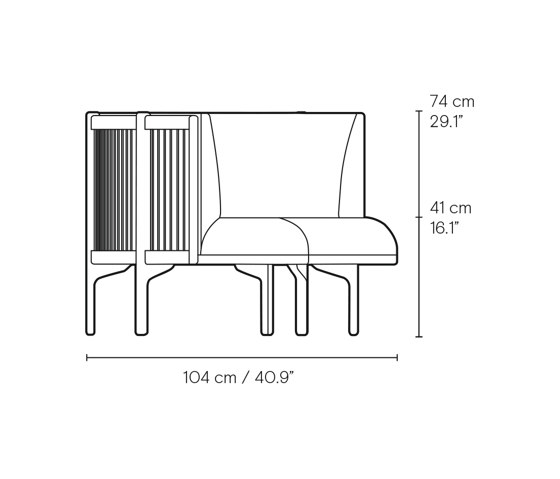 RF1903R | Sideways Sofa | Divani | Carl Hansen & Søn