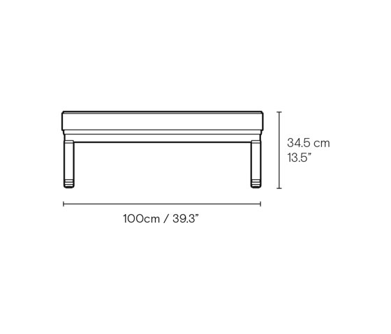 TK8 200x100 cm | Daybed | Sitzbänke | Carl Hansen & Søn