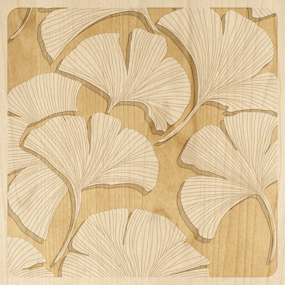 Biloba | Pannelli legno | Inkiostro Bianco