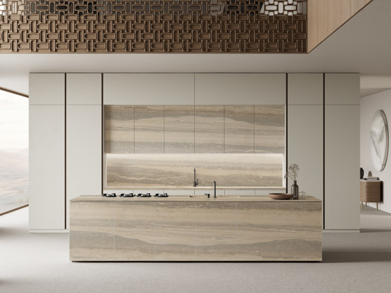 Beige natural stones | Travertino Silver | Natural stone tiles | Margraf