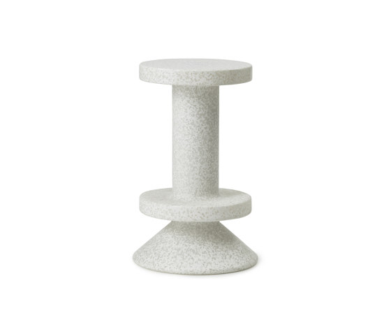 Bit Barstool 65cm White/White | Tabourets | Normann Copenhagen