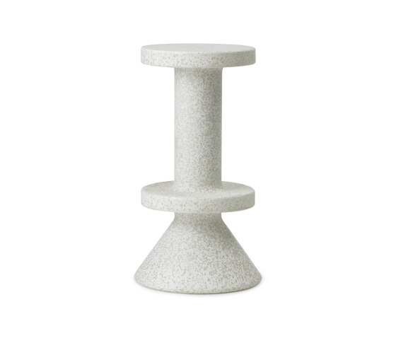 Bit Barstool 75cm White/White | Tabourets | Normann Copenhagen