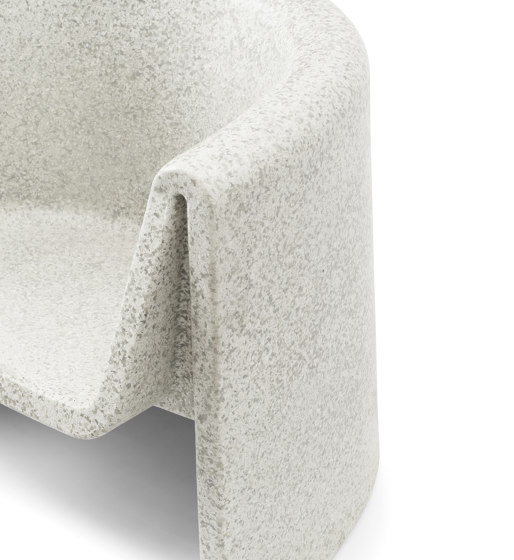 Bit Lounge Chair White/White | Armchairs | Normann Copenhagen