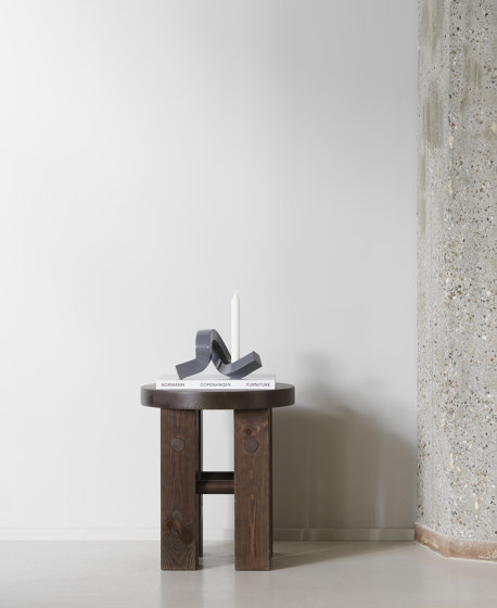 Crooked Candlestick One Grey | Candlesticks / Candleholder | Normann Copenhagen