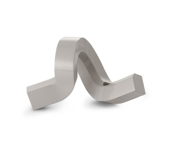 Crooked Candlestick One Warm Grey | Candlesticks / Candleholder | Normann Copenhagen