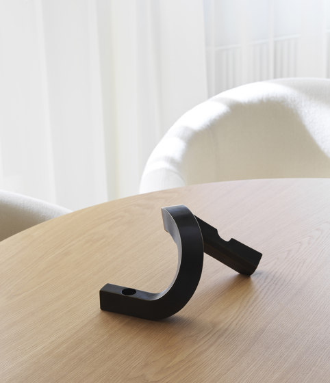 Crooked Candlestick Two Bronze | Candlesticks / Candleholder | Normann Copenhagen