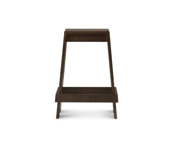 Let Barstool 65cm Brown Stained Ash | Stools | Normann Copenhagen