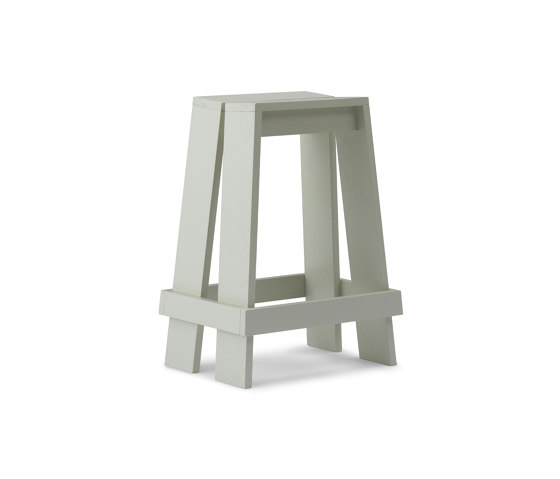 Let Barstool 65cm Light Grey | Tabourets | Normann Copenhagen