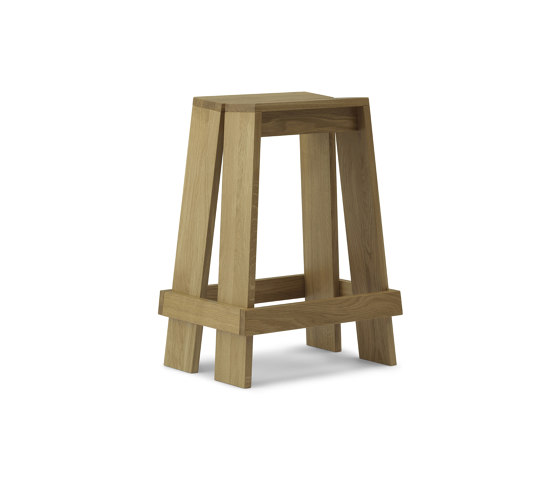 Let Barstool 65cm Oak | Tabourets | Normann Copenhagen