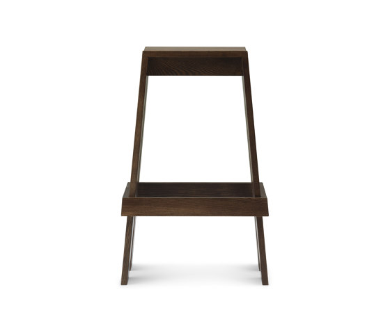 Let Barstool 75cm Brown Stained Ash | Stools | Normann Copenhagen