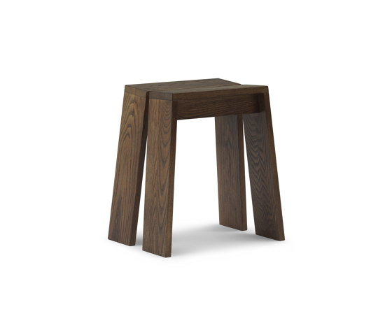 Let Stool Brown Stained Ash | Stools | Normann Copenhagen