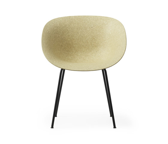 Mat Armchair Black Steel - Hemp | Sedie | Normann Copenhagen