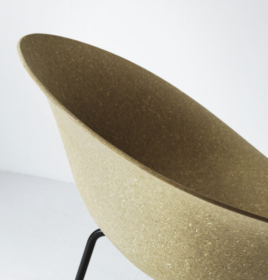 Mat Armchair Black Steel - Hemp | Sillas | Normann Copenhagen