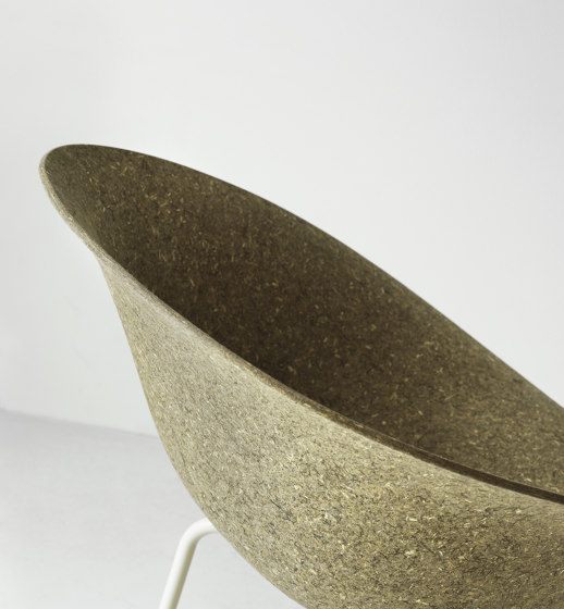 Mat Armchair Cream Steel - Seaweed | Chairs | Normann Copenhagen