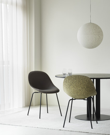 Mat Chair Black Steel - Seaweed | Chairs | Normann Copenhagen