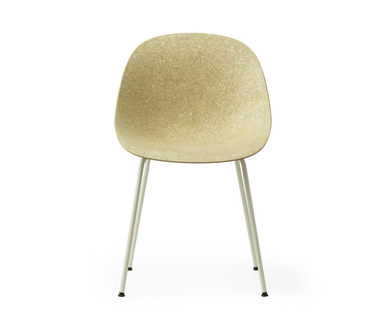 Mat Chair Cream Steel - Hemp | Chairs | Normann Copenhagen