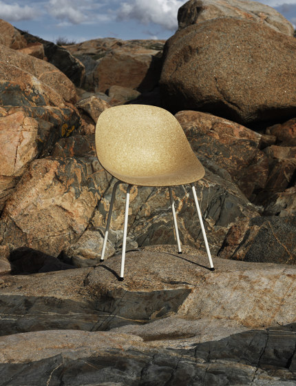 Mat Chair Cream Steel - Hemp | Sedie | Normann Copenhagen