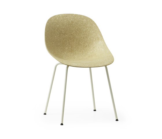 Mat Chair Cream Steel - Hemp | Sillas | Normann Copenhagen