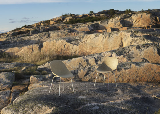 Mat Chair Cream Steel - Hemp | Sedie | Normann Copenhagen