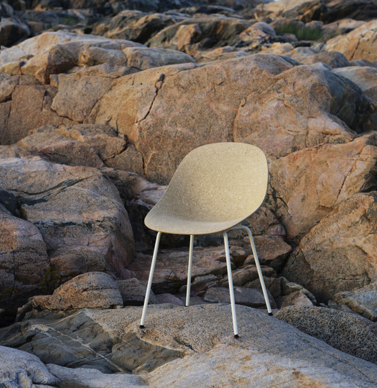 Mat Chair Cream Steel - Hemp | Sillas | Normann Copenhagen