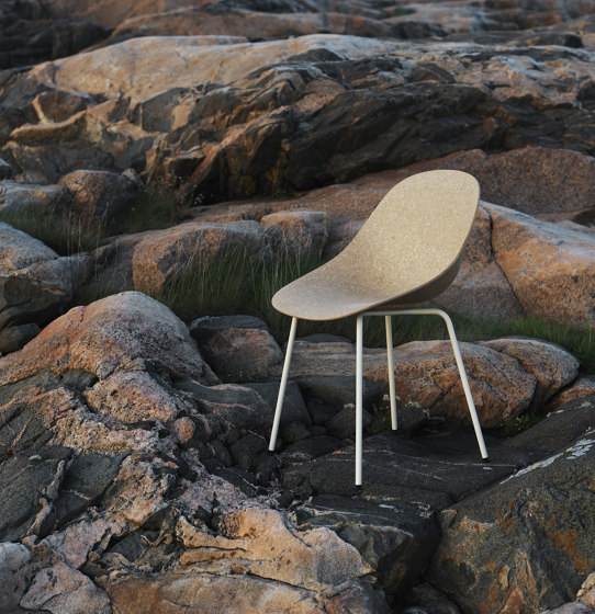 Mat Chair Cream Steel - Hemp | Sillas | Normann Copenhagen