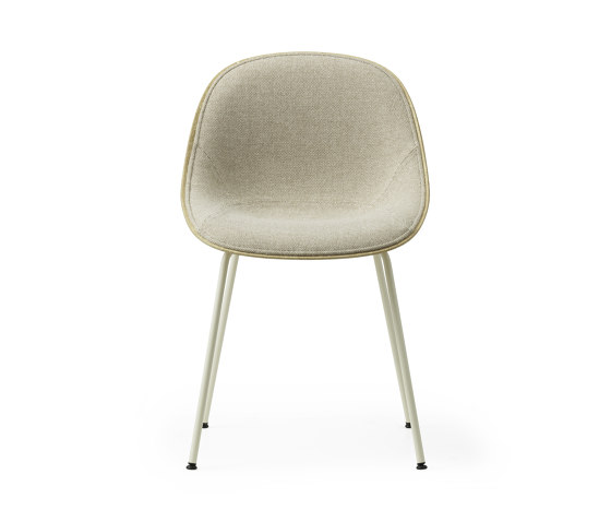 Mat Chair Front Upholstery Cream Steel - Hemp | Chaises | Normann Copenhagen