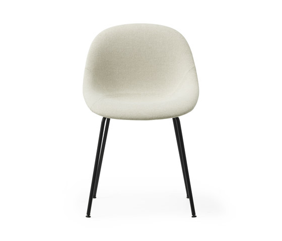 Mat Chair Full Upholstery Black Steel | Chairs | Normann Copenhagen