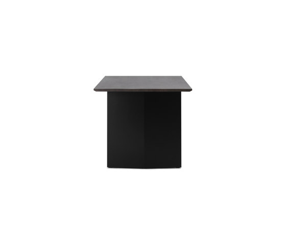 Panel Table 200x90cm Black/Dark Brown | Mesas comedor | Normann Copenhagen