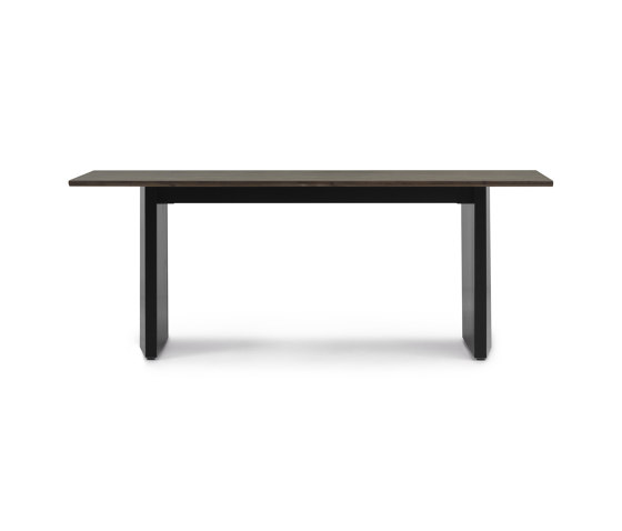 Panel Table 200x90cm Black/Dark Brown | Tables de repas | Normann Copenhagen