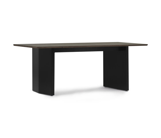 Panel Table 200x90cm Black/Dark Brown | Mesas comedor | Normann Copenhagen