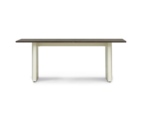 Panel Table 200x90cm Cream/Dark Brown | Tavoli pranzo | Normann Copenhagen